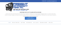 Desktop Screenshot of freightmanagementteam.com